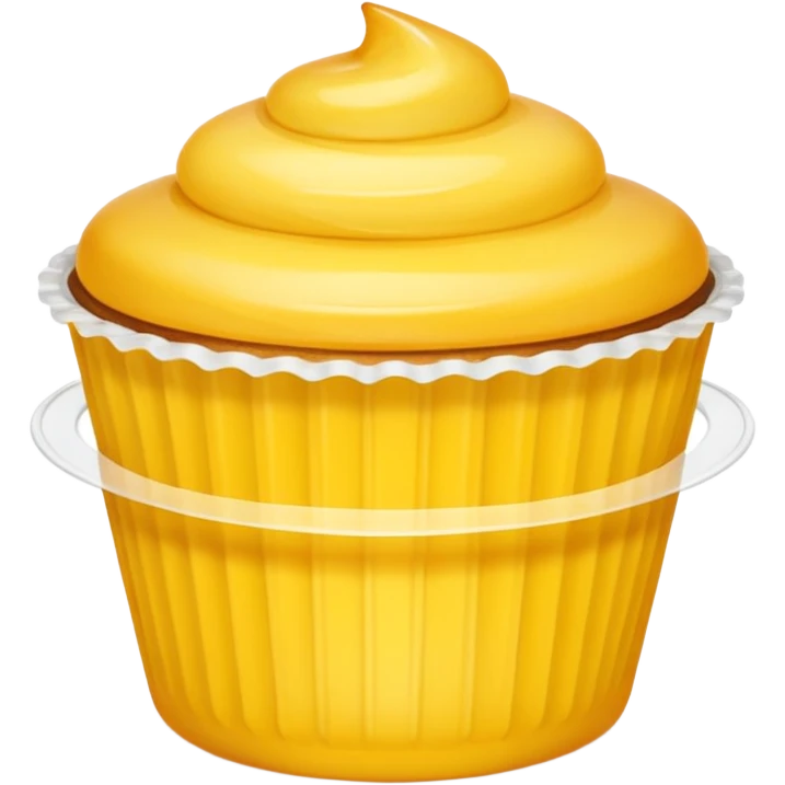 plastic baking cup emoji