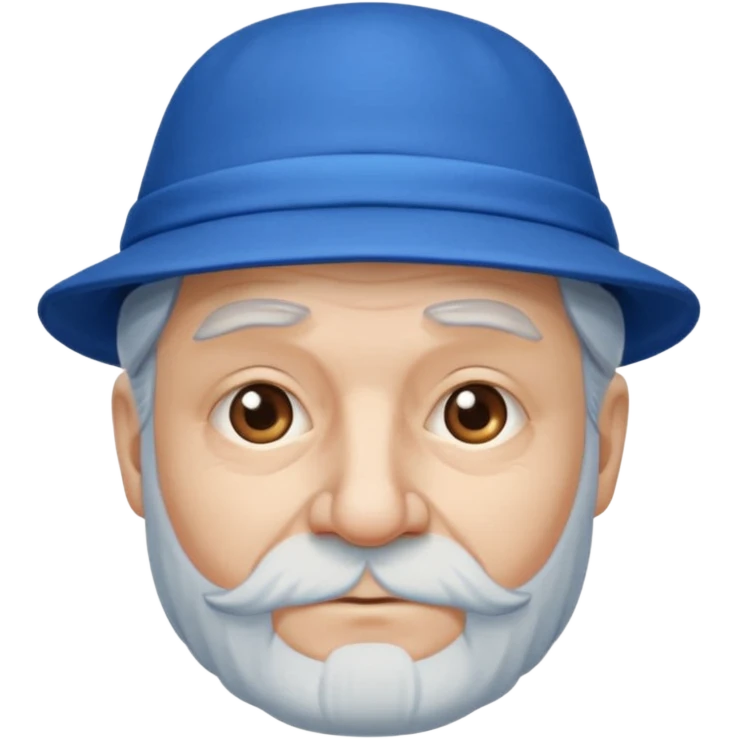 old man with blue hat emoji