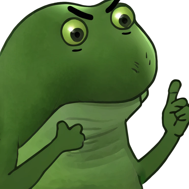 Person making the meme of the dab emoji