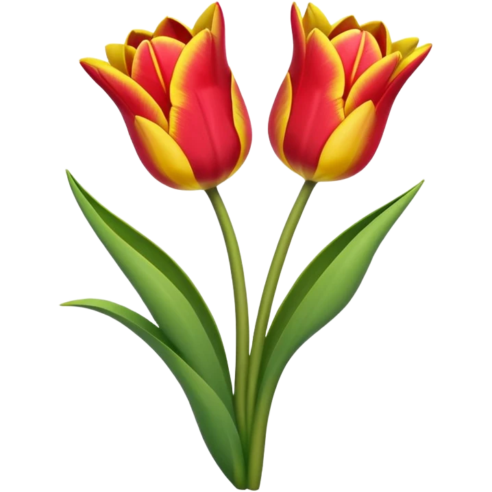 Tulipanes  emoji