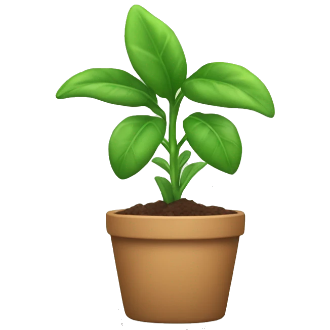 Plant with purol emoji