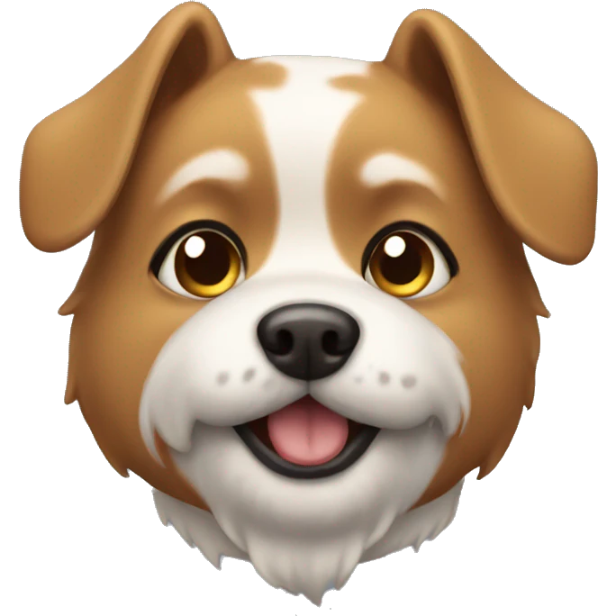 Cute dog emoji