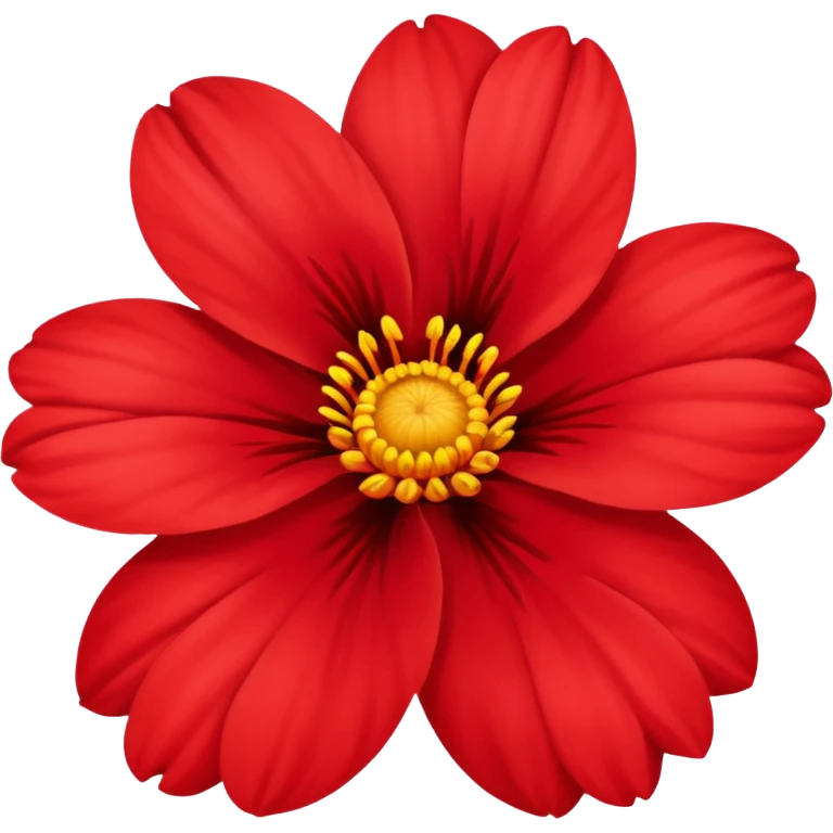 Red flwer emoji