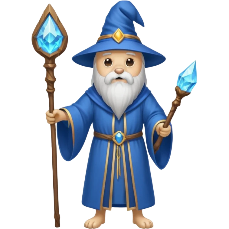 Dog wizard emoji