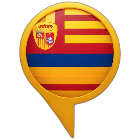Actual catalán flag emoji