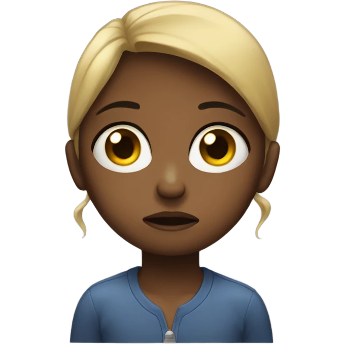 very very very very sad girl emoji