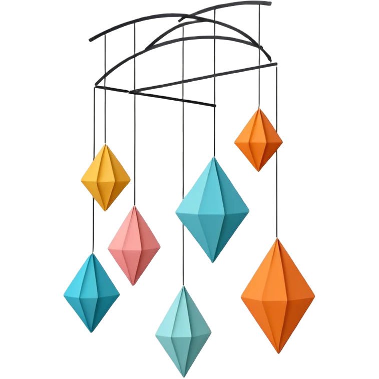 Hanging mobile  emoji