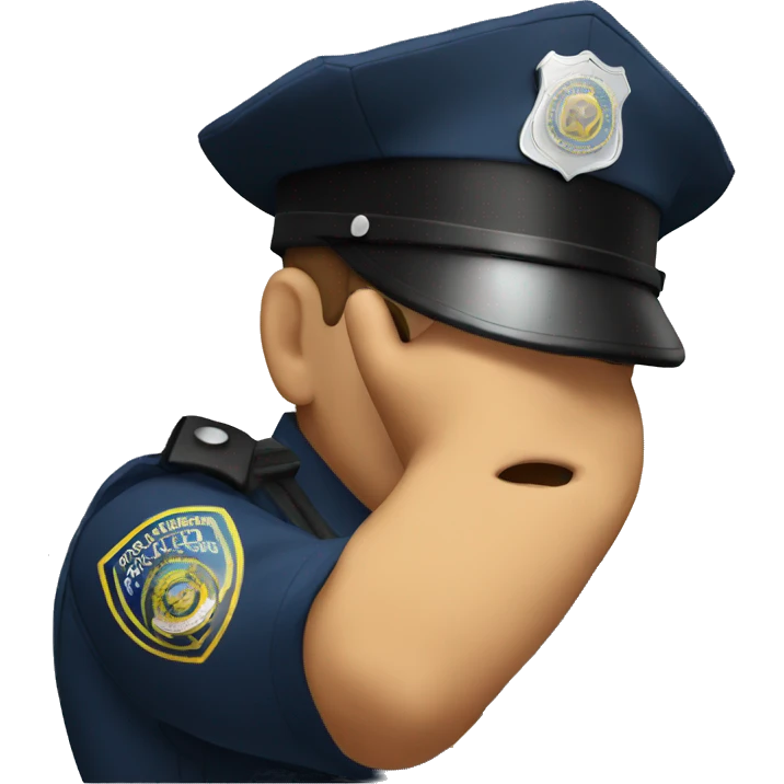 police facepalm emoji