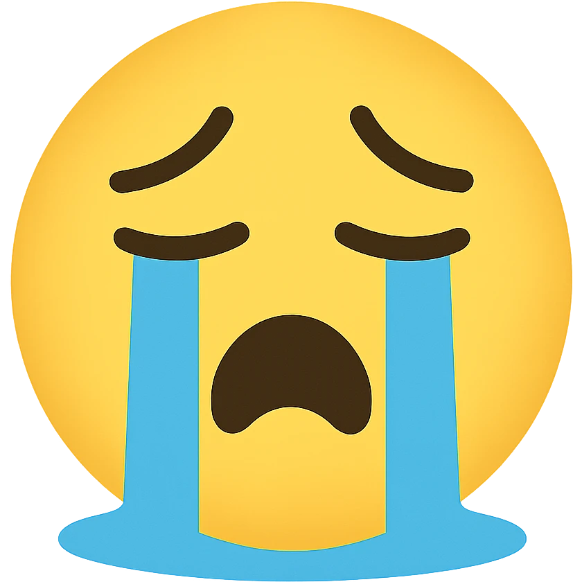 crying face emoji emoji
