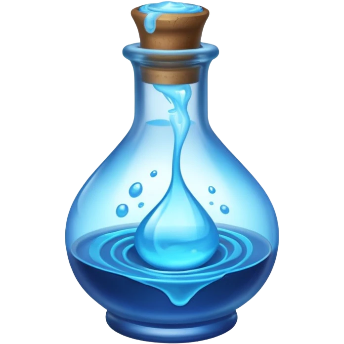 Blue mana potion emoji