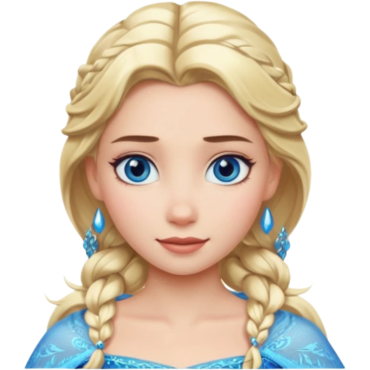 elsa frozen disney emoji