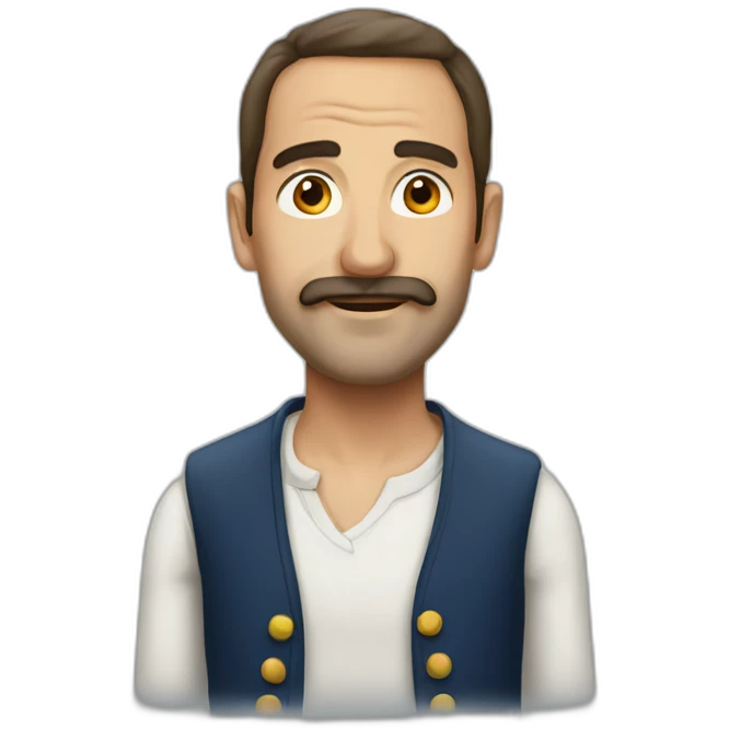 Typical french man emoji