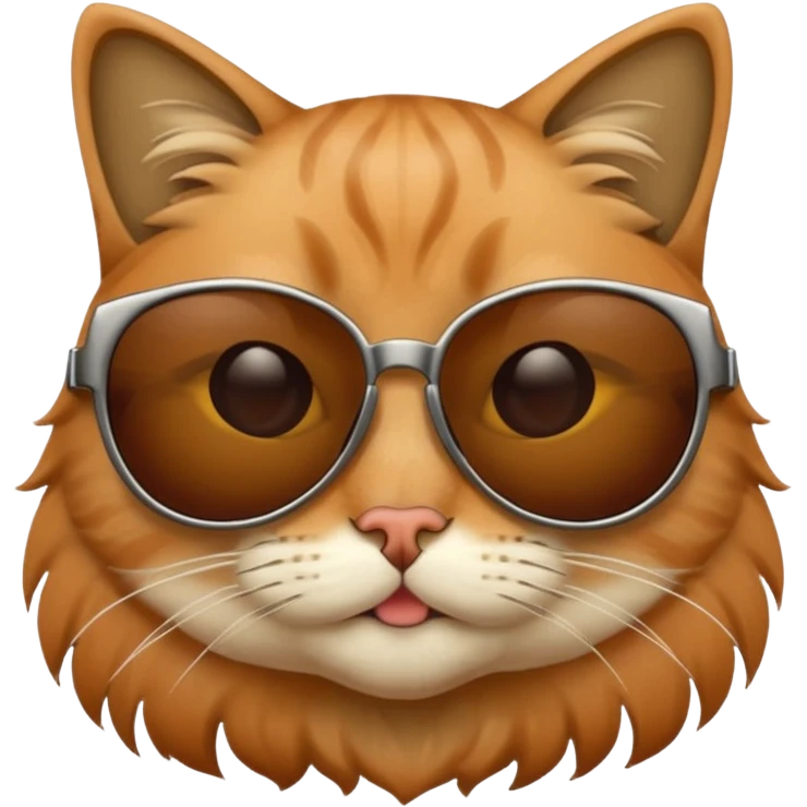 Cat wearing sunglasses emoji