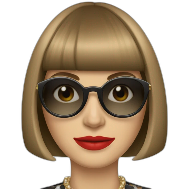 Anna wintour Dart Fener elmet emoji