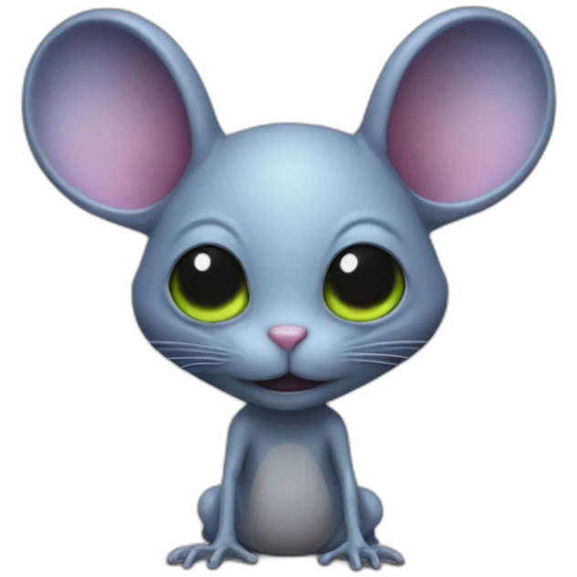 Mouse alien emoji