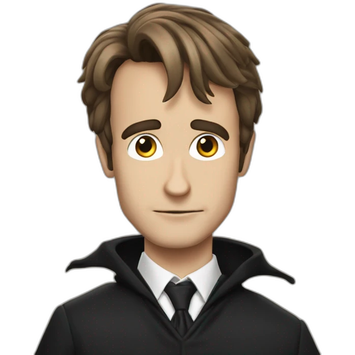 Macron qui embrasse Harry Potter emoji