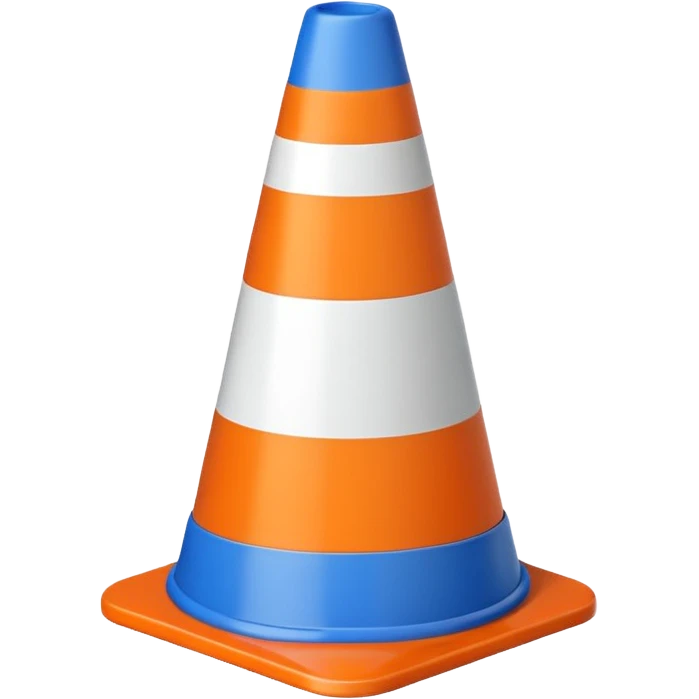 bkue traffic cone emoji