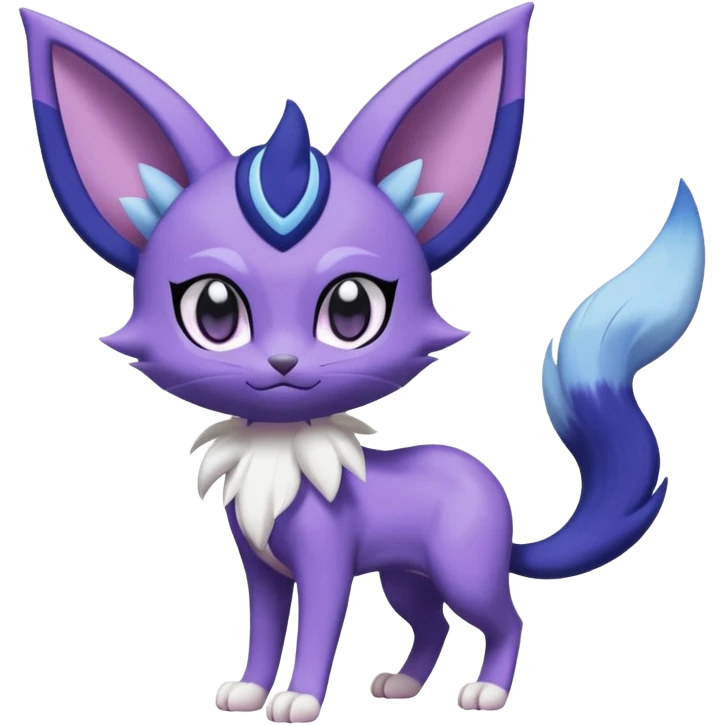 Espeon-Purrloin-Meowstic-Fakémon-hybrid-creature (full body)  emoji