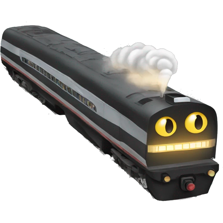 a train running through my mind emoji