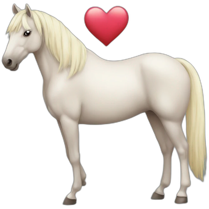 horse in heart emoji
