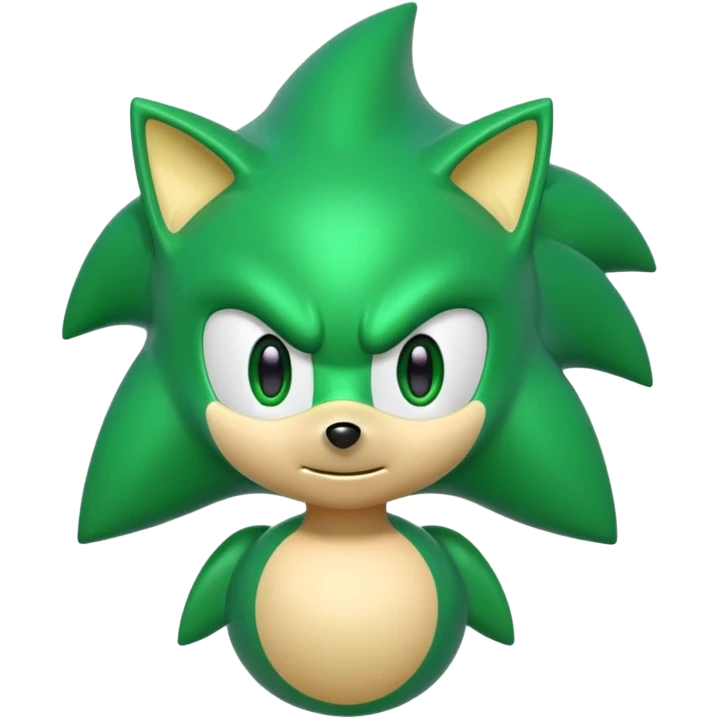 green sonic emoji
