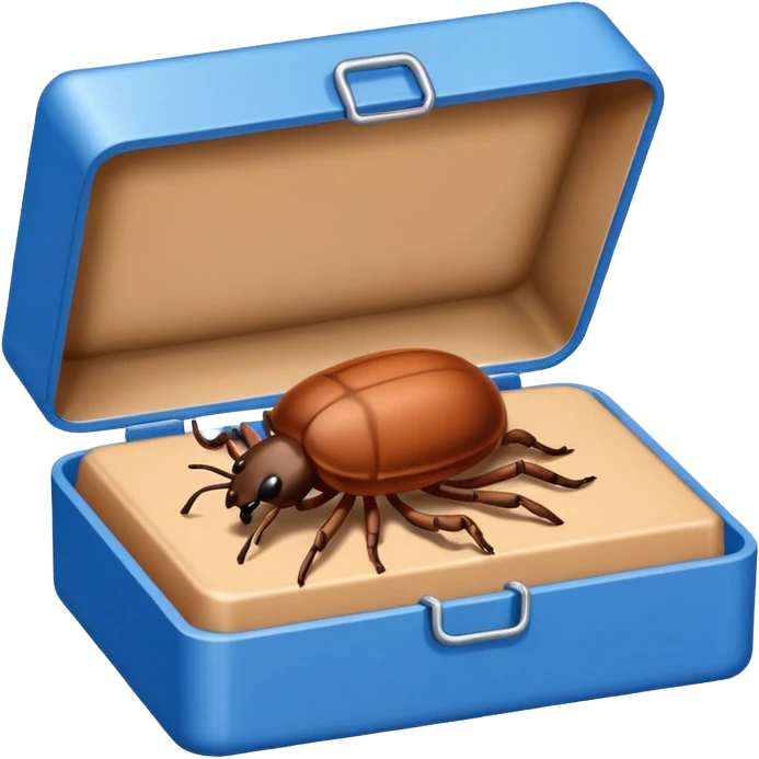 a tick inside a blue box emoji