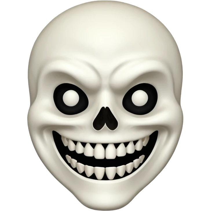 Spooky bones Mask emoji