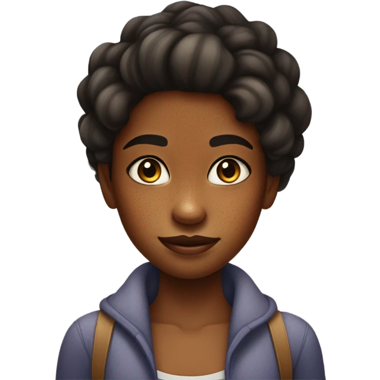 Hyperpigmentation girl emoji