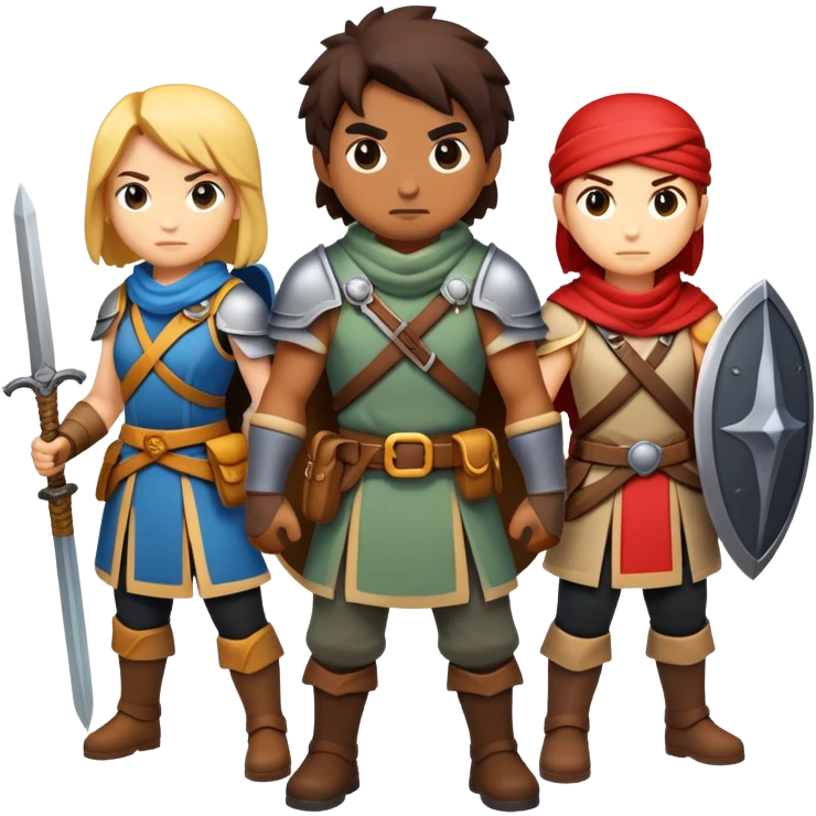 Baldur's Gate 3 party of adventurers emoji