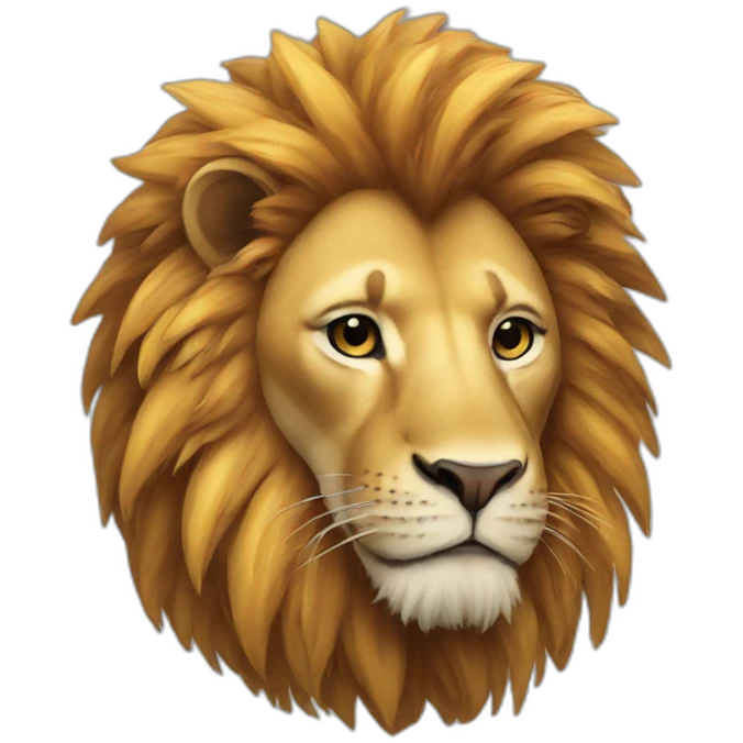 Bird anda lion emoji