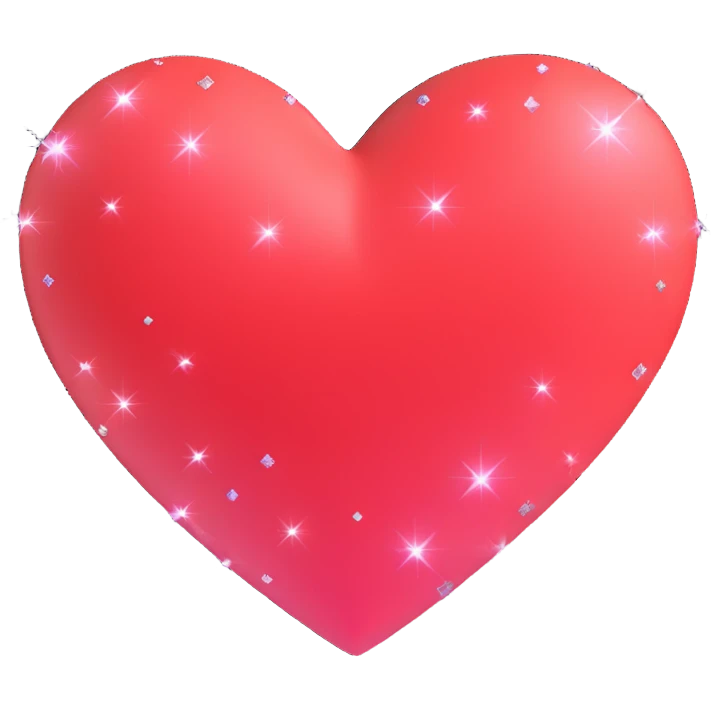 heart with sparkles emoji