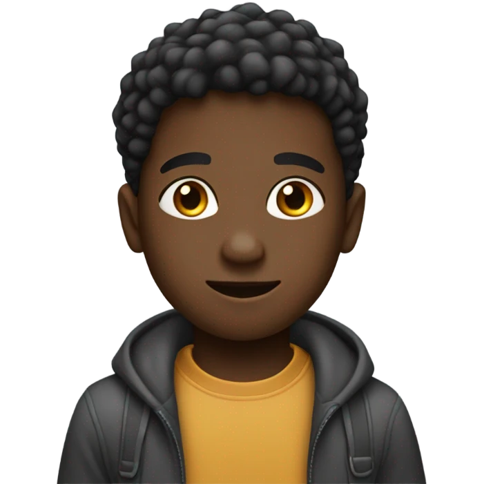 Black boy just like this but with different color of jumper emoji
