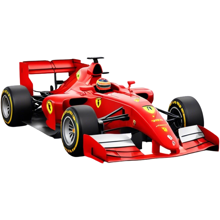 Une Formule 1 Ferrari 2025 emoji