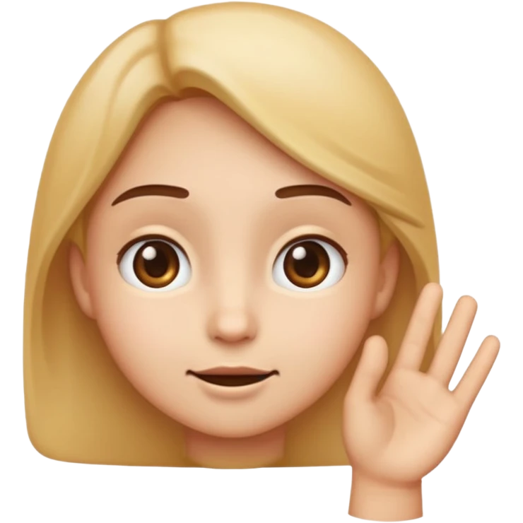 🤔this emoji with an innocent suspicious but also smirking 😏 expression looking up, but with that same hand emoji