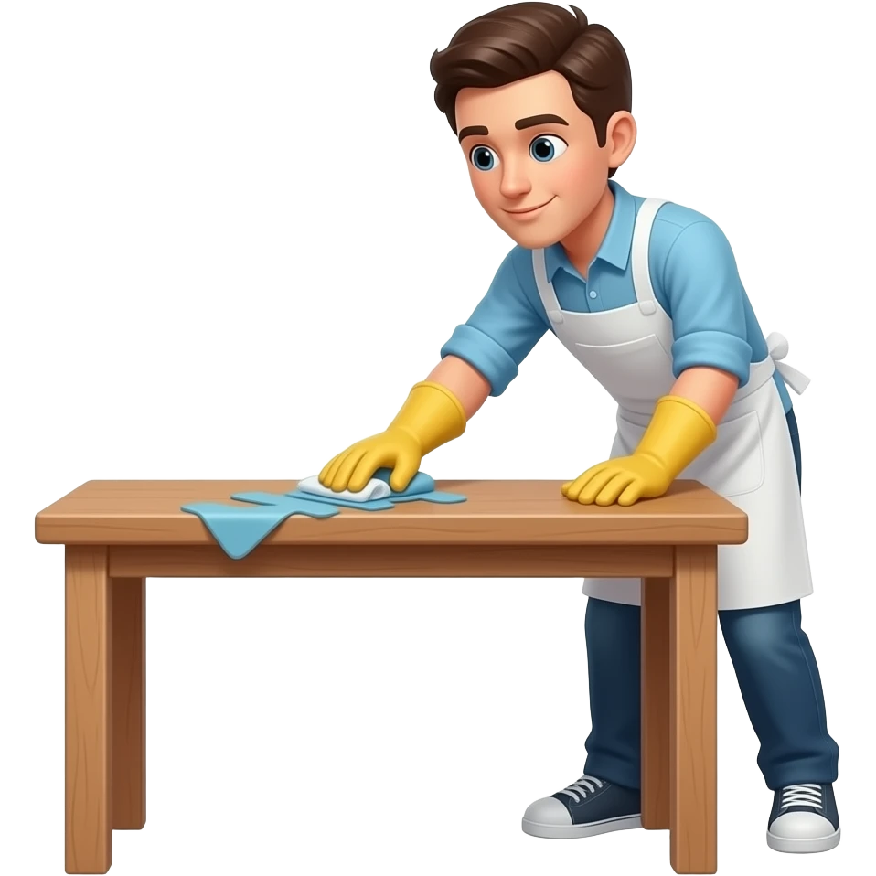 table cleaning emoji