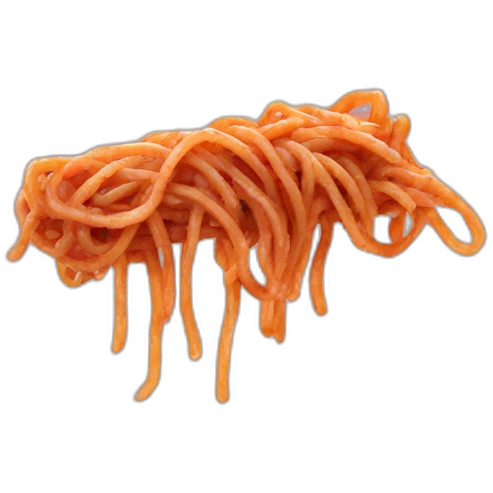 meat spaghetti flying monster emoji