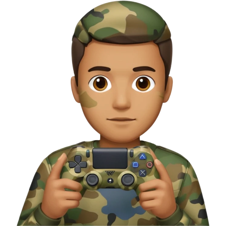 homme-avec-manette-ps4-camouflage emoji