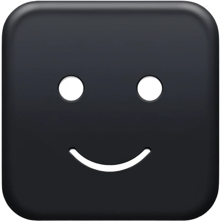 Black no highlights emoji