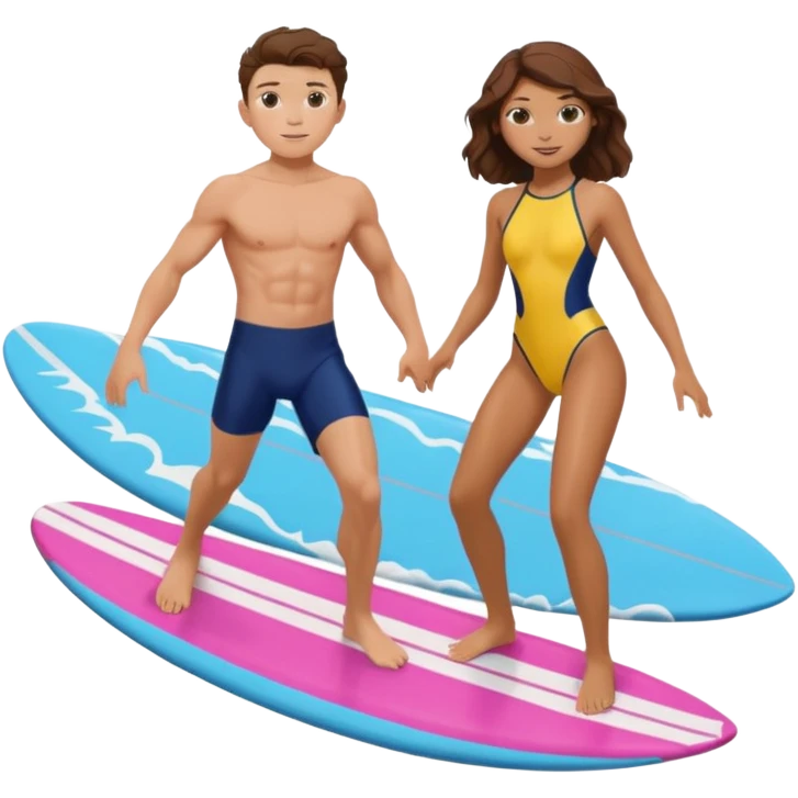 Tom holland and zendaya surfing  emoji