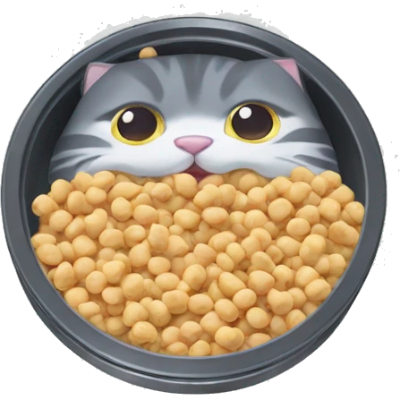 cat food can with Thunfish emoji