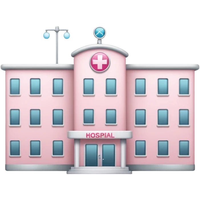 cute hospital light pink emoji