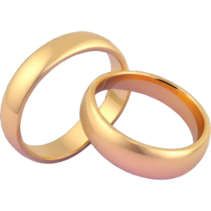 wedding rings emoji
