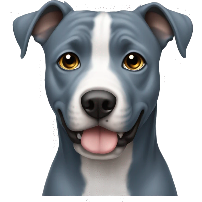 Grey pit blue eyea emoji