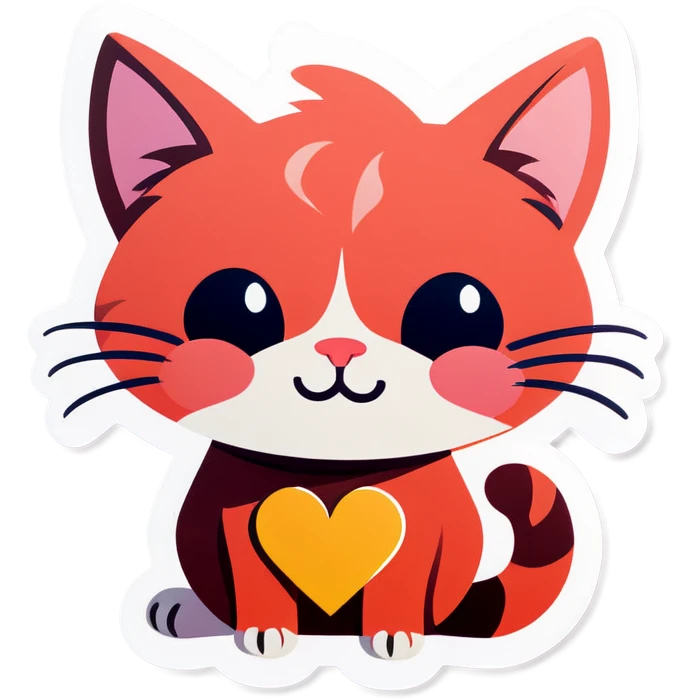 Love cat emoji