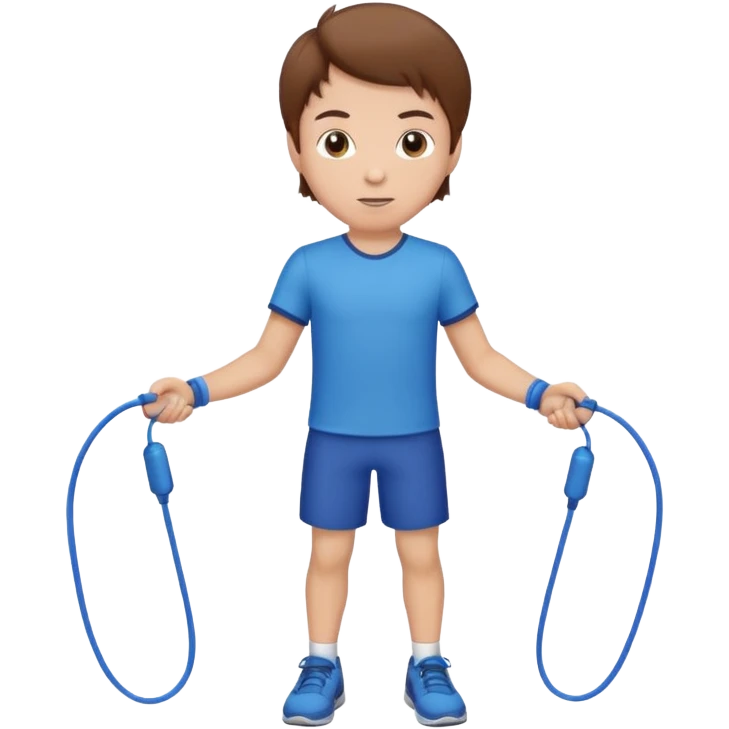 Boy with Skipping Rope emoji