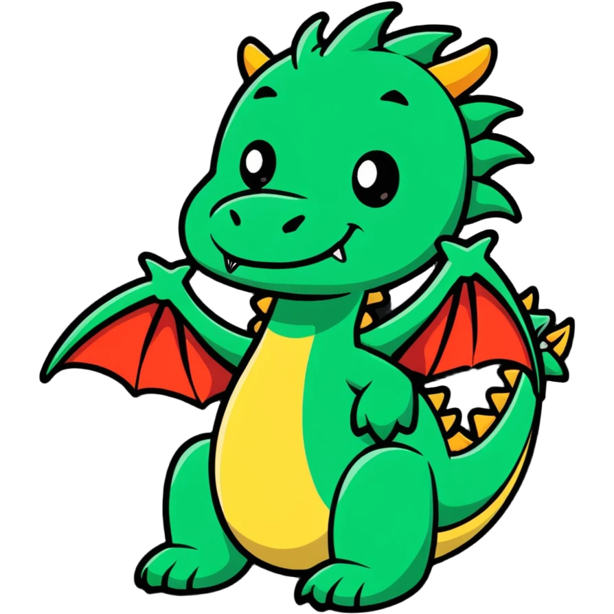 cartoon dragon emoji