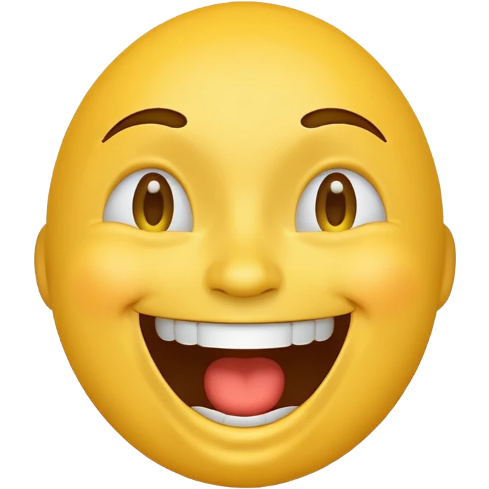 laughing face emoji, joyful expression emoji