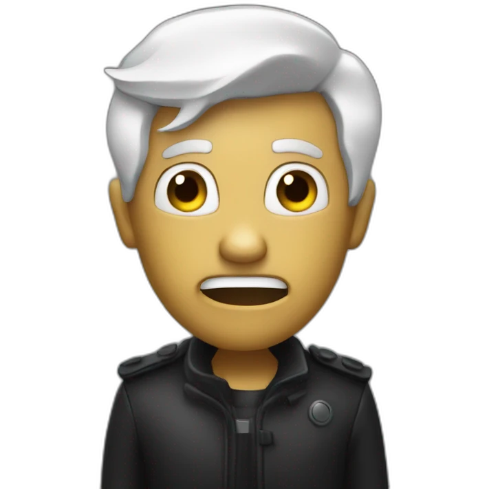 Noir qui tient une bombe emoji