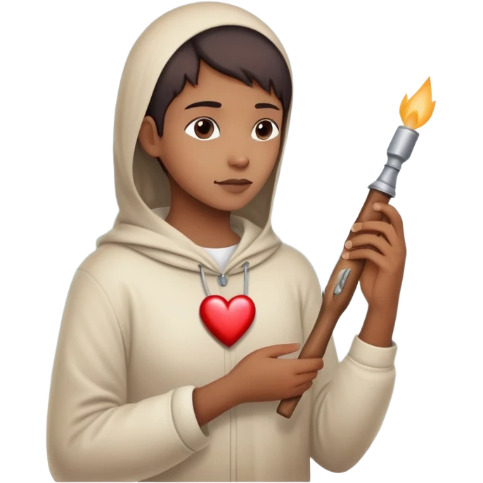 The image shows a person across a fog, a personal journey, emotional tones. In their hands, they carry symbolic tools labeled “Compassion” and “Forgiveness,” suggesting healing after emotional pain-- hearts emoji