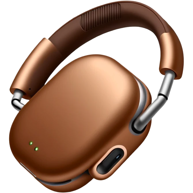 Airpods max brown color emoji